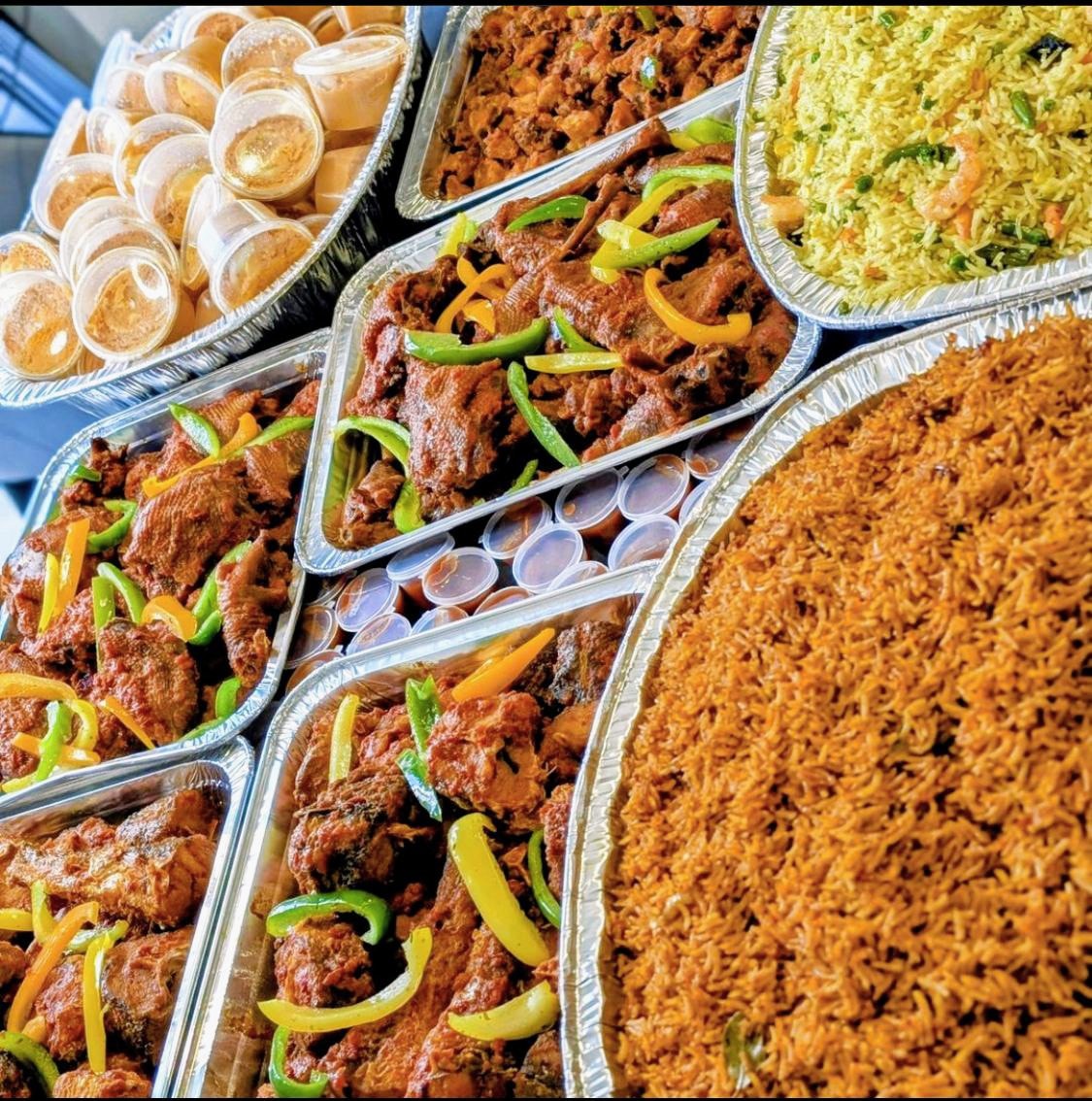 Liberian Jollof Rice Tray